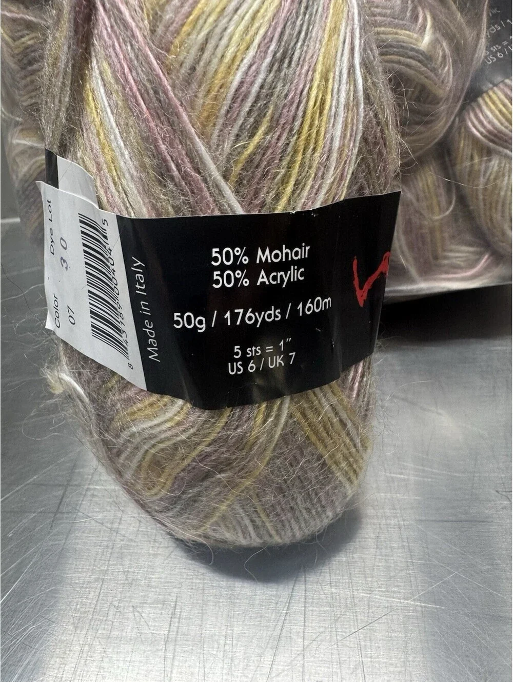 Whispers Yarn Color 07 Smoke Pink 14 Skein Lot